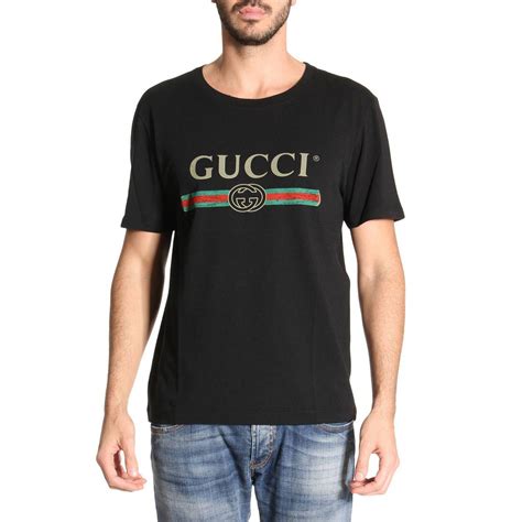 gucci black men shirt|gucci black tee.